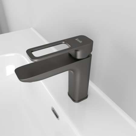 Смеситель для раковины IDDIS Slide (SLIGM00i01), графит