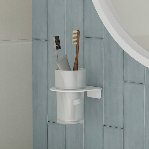 Подстаканник нержавеющая сталь IDDIS Noa (NOAWTG0i45), белый