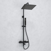 Душевая система для ванны WasserKRAFT (A299.162.218.BM Thermo) с термостатом, черная