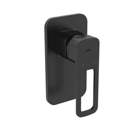 Встраиваемый смеситель для душа IDDIS Slide (SLIBL00i66), 1 выход, черный матовый