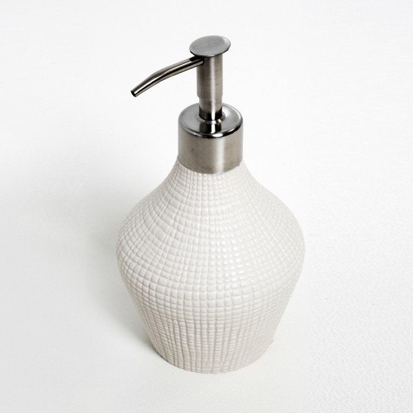 Дозатор для жидкого мыла WasserKRAFT Dinkel (K-4699) белый