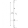 Душевая штанга LEMARK LM8066C с мыльницей Душевая штанга LEMARK LM8066C с мыльницей