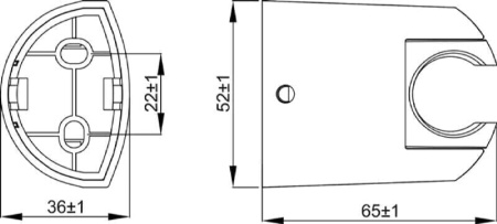 Держатель для лейки IDDIS (020CP00I53)