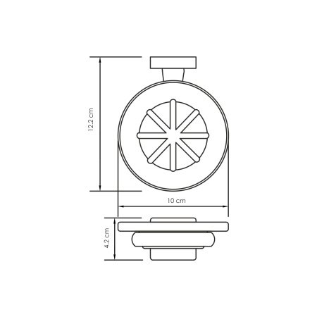 Мыльница WasserKRAFT  Lippe (K-6529)