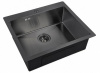 Мойка кухонная 59 см ZORG Inox (PVD 5951 GRAFIT), графит Мойка кухонная 59 см ZORG Inox (PVD 5951 GRAFIT), графит
