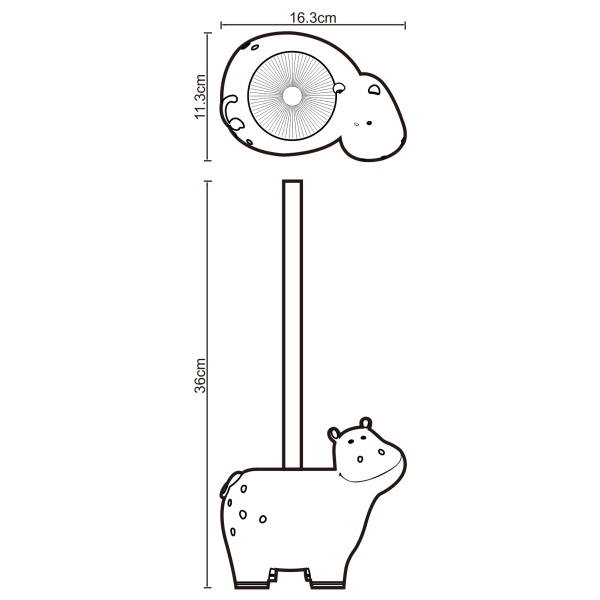 Щетка для унитаза WasserKRAFT Lippe (K-8127) синяя