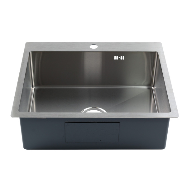 Мойка кухонная врезная 60х50 см MELANA Profline (MLN-R6050H) с коландером