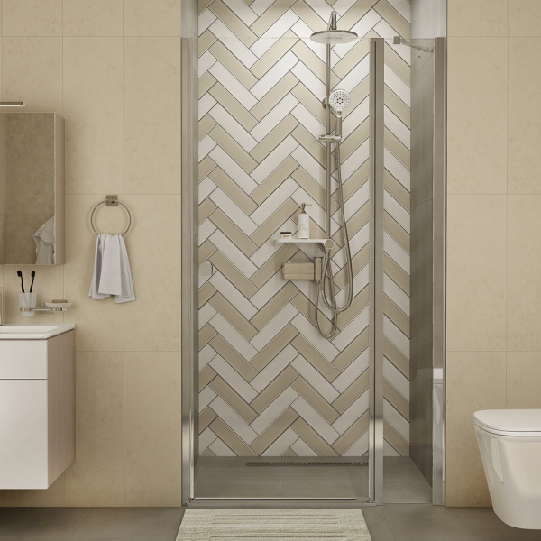 Душевая дверь, 80 x 195 см, IDDIS Ray (RAY6CP8i69), распашная