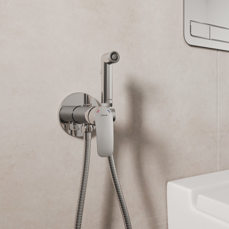 Встраиваемый смеситель для биде с гигиеническим душем Milardo Rora (RORSBR0M08)