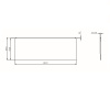 Фронтальная панель для ванны 160х70 см Am.Pm X-Joy (W94A-160-070W-P)