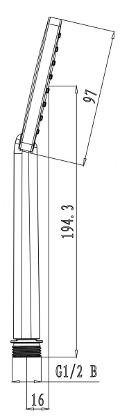 Душевая лейка LEMARK LM1411C Душевая лейка LEMARK LM1411C