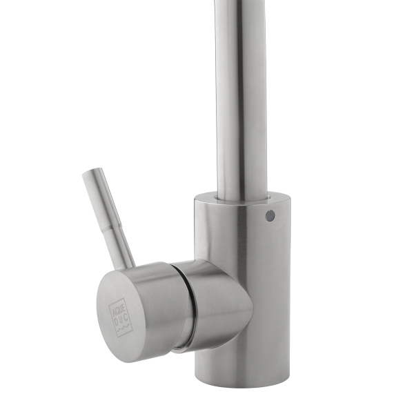 Смеситель для раковины AQUEDUC (345333) с поворотным изливом, сталь