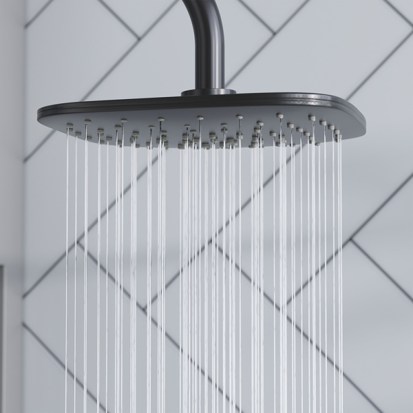 Душевая система DAMIXA Eclipse (931000300) без смесителя, черная