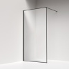 Душевая перегородка Walk In 100x195 IDDIS Slide (SLI8GS0i23), графит