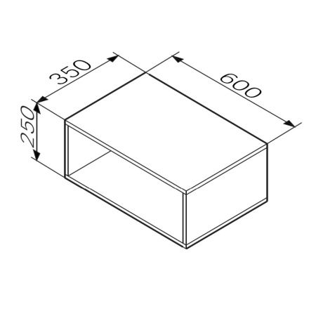 Ниша для хранения 60 см Am.Pm Func (M8FOH0601WG)