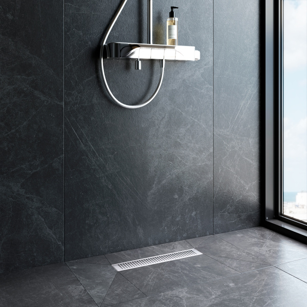 Душевой трап 40 см AM.PM MasterFlow (W01SC-P11-040-01SB) с решеткой