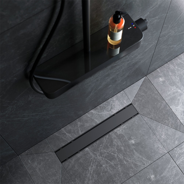 Душевой трап 50 см AM.PM PrimeFlow (W02SC-U11-050-04BM) с решеткой, черный