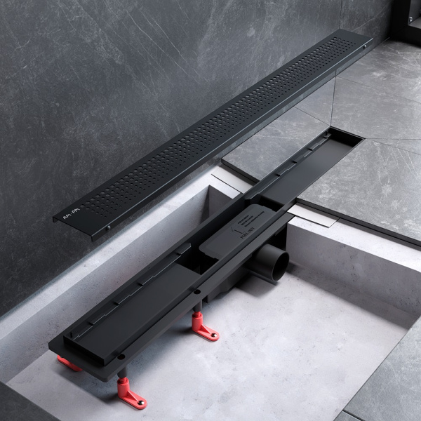 Душевой трап 70 см AM.PM PrimeFlow (W02SC-P11-070-01BM) с решеткой, черный