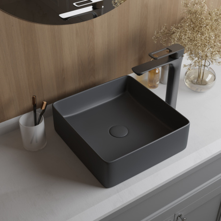 Умывальник накладной IDDIS Slide (SLIGM01i27), серый