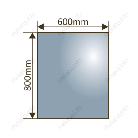 Зеркало с LED-подсветкой MELANA 6080 (LED078) прямоугольное, сенсор