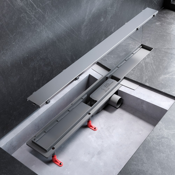 Душевой трап 80 см AM.PM PrimeFlow (W02SC-U11-080-04SB) с решеткой