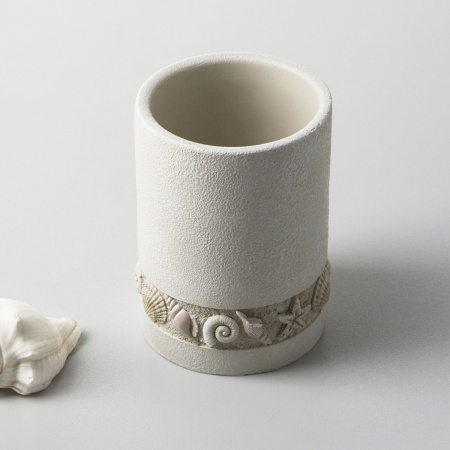 Стакан для зубных щеток WasserKRAFT Inn (K-4328) бежевый