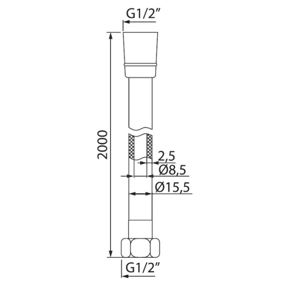Шланг для душа IDDIS Shower Hose (A50611 2.0) Шланг для душа IDDIS Shower Hose (A50611 2.0)