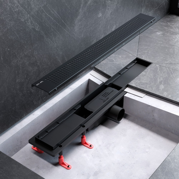 Душевой трап 60 см AM.PM PrimeFlow (W02SC-P11-060-01BM) с решеткой, черный