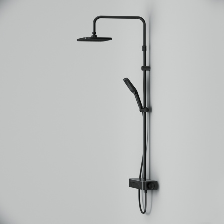 Душевая система для душа Am.Pm Func (F078F222) без излива,  с термостатом, черная