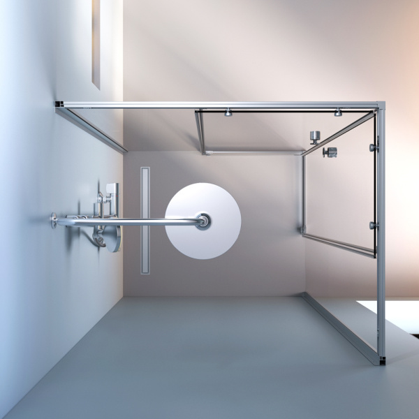 Душевое ограждение 100х80 см AM.PM X-Joy (W94G-403-10080-MТ)