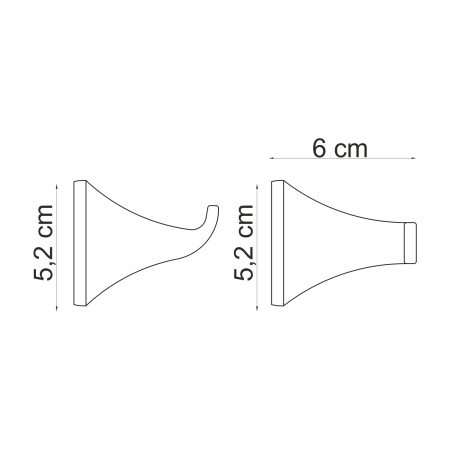 Крючок WasserKRAFT  Wern (K-2523)