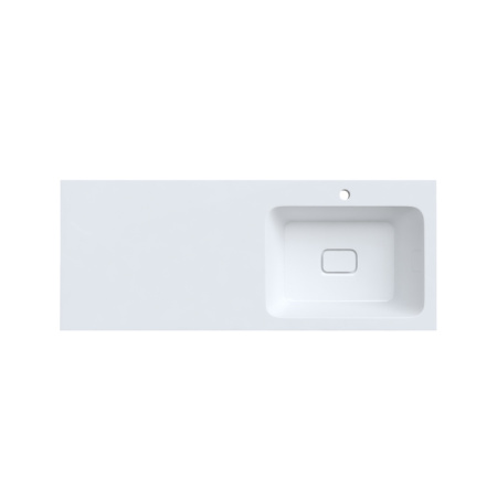 Умывальник мебельный для стиральной машины 110 см правый IDDIS Optima Home (480110Ri28), белый
