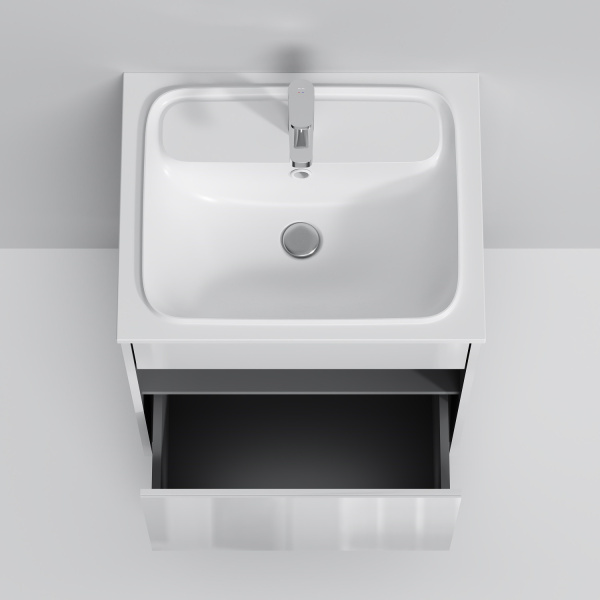 Тумба под раковину 60 см Am.Pm Func (M8FFUX0601WG) белая